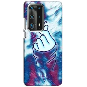 Чохол з принтом «Радужне серце» для Huawei P40