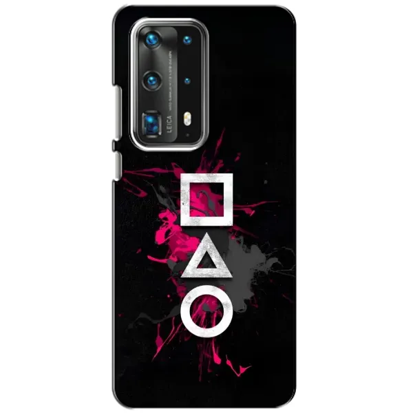 Чохол з принтом «Символи Гра кальмара» для Huawei P40 Чохол з принтом «Символи Гра кальмара» для Huawei P40