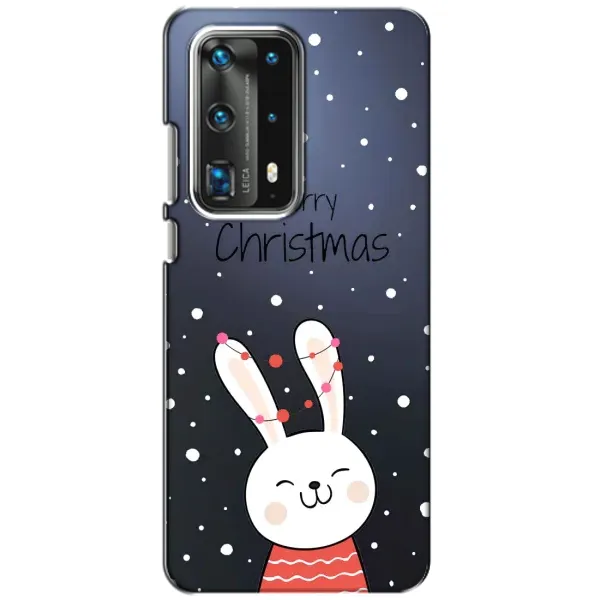 Чехол с принтом «Рождественский заяц» для Huawei P40