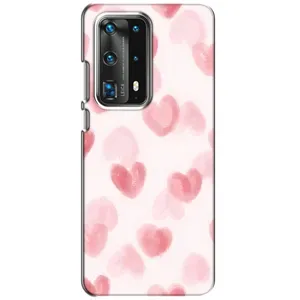 Чехол с розовым рисунком для Huawei P40