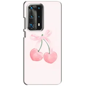 Чохол з розовим принтом для Huawei P40 (Рожеві вишні)
