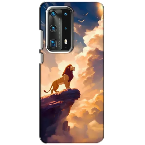 Чохол з принтом «Сімба на скелі» для Huawei P40