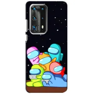 Чохли Амонг Ас для Huawei P40 (AlphaPrint) (Скіни в космосі)
