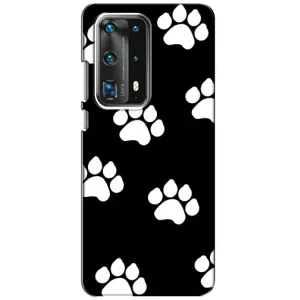 Чехлы с собаками для Huawei P40 (VPrint) (Следы собаки)