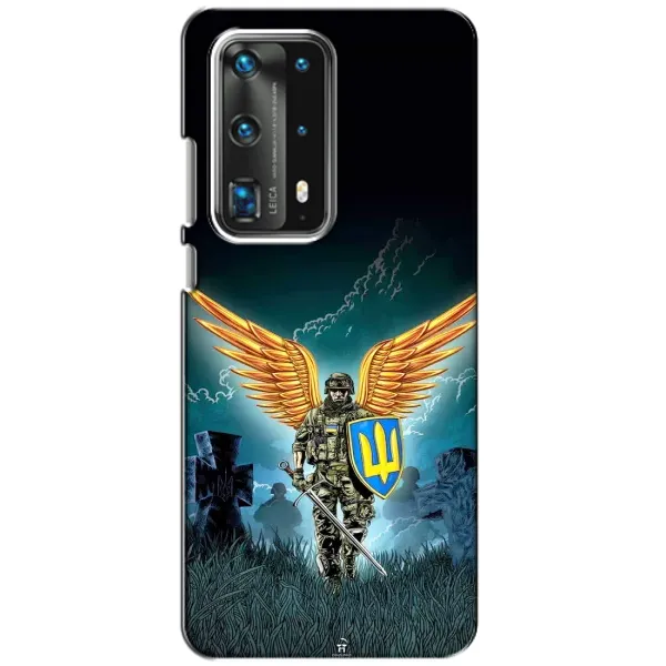 Чехол с принтом «Солдат ЗСУ» для Huawei P40