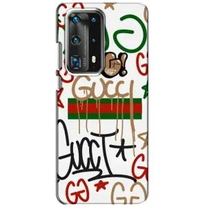 Брендновые Чехлы для Huawei P40 - (PREMIUMPrint) (Стиль GUUCI)