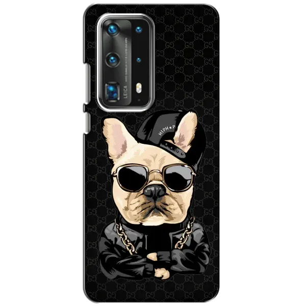 Чехол с принтом «Стильная собака» для Huawei P40