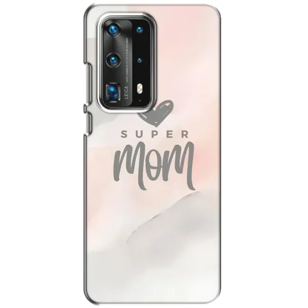 Чохол з принтом «Супер мама» для Huawei P40