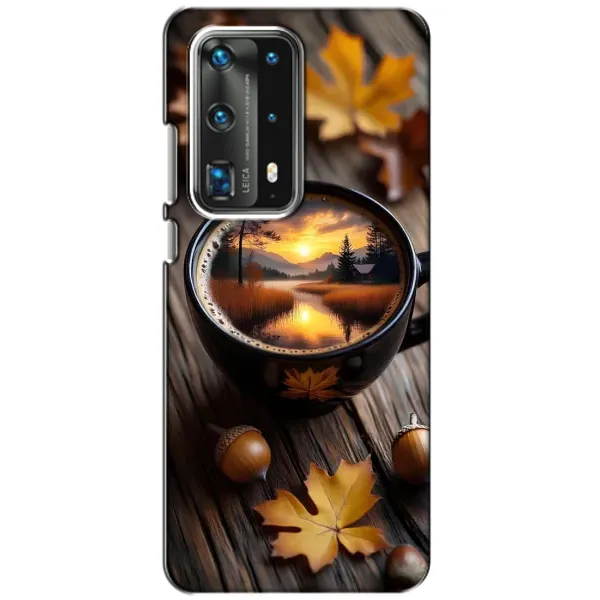 Чехол с принтом «Темный кофе» для Huawei P40