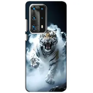 Чехол с принтом «Белый тигр в дыму» для Huawei P40