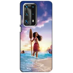 Чехол с мультфильмом Моана Huawei P40 (Моана с веслом)
