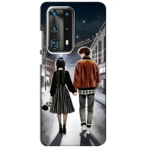 Чохол з принтом «Венздей та Тайлер» для Huawei P40