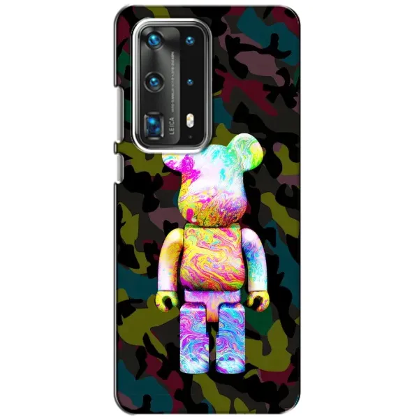 Чохол з принтом «Яскравий Bearbrick» для Huawei P40