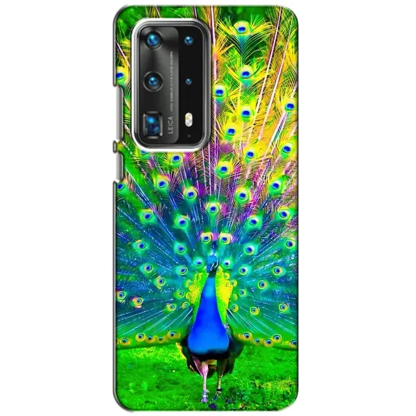 Чехол с принтом «Яркий Павлин» для Huawei P40