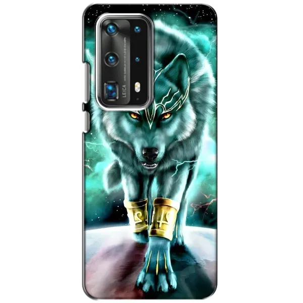 Чехол с принтом «Яркий волк» для Huawei P40
