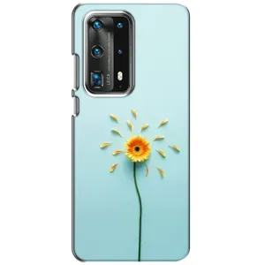 Чохли з квітами для Huawei P40 (VPrint) (Жовта квітка)