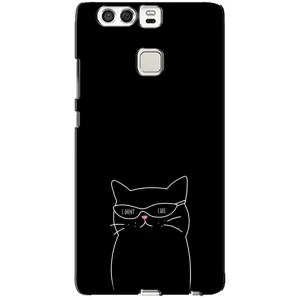 Чохол з малюнком кіт на Huawei P9 (Байдужий кіт)