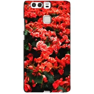 Чохли з квітами для Huawei P9 (VPrint) (Квіти червоні)