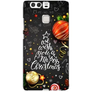 Різдвяні Чохли для Huawei P9 (VPrint) (Ялинка)