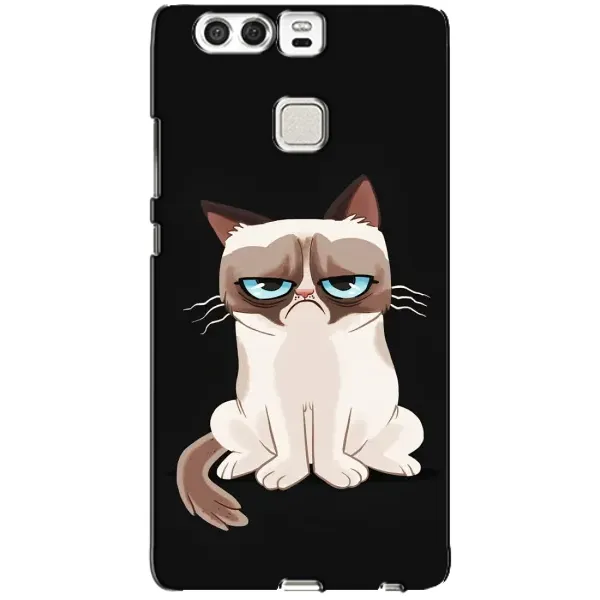 Чохол з принтом «Сумний кіт» для Huawei P9