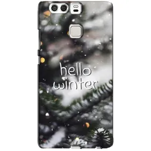 Новорічні, Святкові Чохли для Huawei P9 - 2024 год (Hello winter)