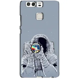 Чехол NASA для Huawei P9 (AlphaPrint) (Космонавт фото)