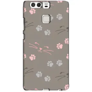 Чохол з малюнком кіт на Huawei P9 (Лапи і вуса)