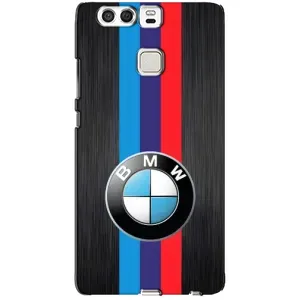 Чехол для Хуавей П9 - с принтом БМВ (AlphaPrint) (Лого BMW)