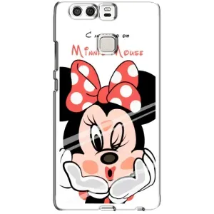 Эксклюзивный чехол для Huawei P9 (AlphaPrint - Мультяшные) (Маус Минни)