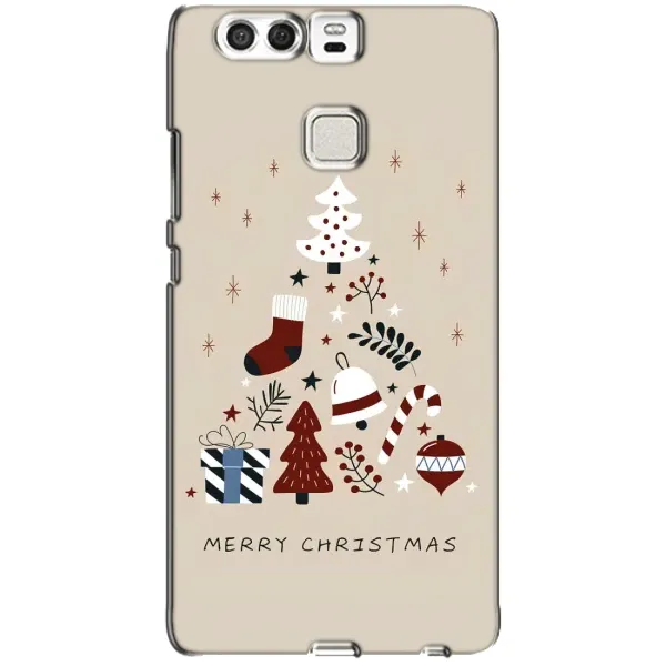 Чохол з принтом «Merry Christmas» для Huawei P9