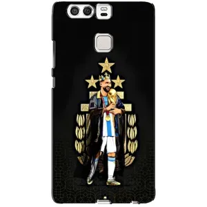 Чехлы для Huawei P9 (Leo чемпион) (AlphaPrint) (Месси Король)