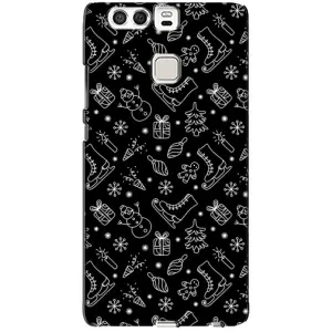 Новорічні, Святкові Чохли для Huawei P9 - 2024 год (Новорічний фон)