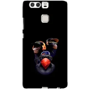 Чохол з Мавпами Huawei P9 - (AlphaPrint) (Три мавпи)