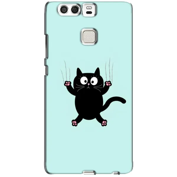 Чохол з принтом «Падаючий кіт» для Huawei P9