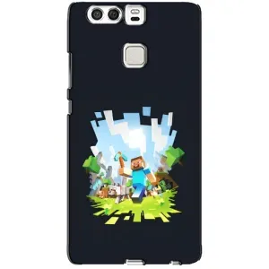 Чохол Майнкрафт на Huawei P9 (AlphaPrint) Minecraft (персонажі Minecraft)