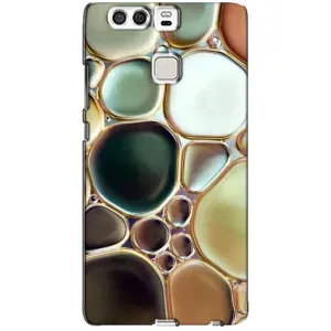 Мраморний чехол на Huawei P9 (VPrint) (Радужний Мрамор)