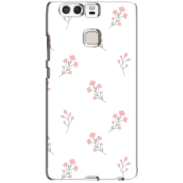 Чохол з принтом «Рожеві квіти» для Huawei P9