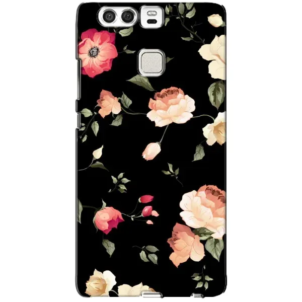 Чохол з принтом «Трояндочки» для Huawei P9