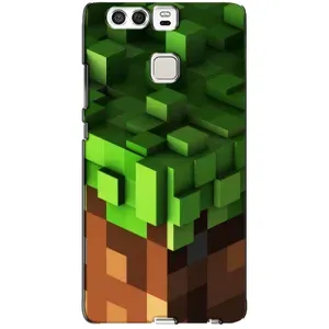Чохол Майнкрафт на Huawei P9 (AlphaPrint) Minecraft (текстура Майнкрафт)
