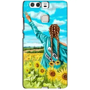 Чохол для Патріота України Huawei P9 - (AlphaPrint) (Україночка)