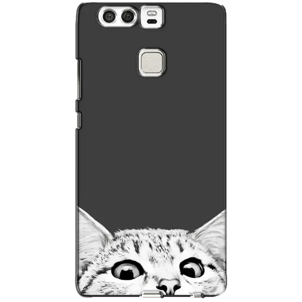 Чохол з принтом «Виглядає котик» для Huawei P9 Чохол з принтом «Виглядає котик» для Huawei P9