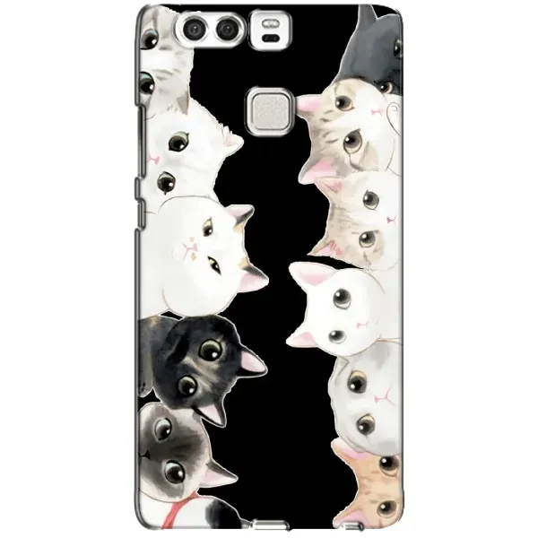 Чохол з принтом «Погляд котиків» для Huawei P9 Чохол з принтом «Погляд котиків» для Huawei P9