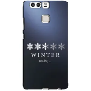 Зимні Чохли для Хуавей П9 - прозорий фон (Winter loading)