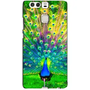 Чохол з пташками на Huawei P9 (VPrint) (Яскравий Павлин)
