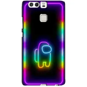 Чехол Амонг Ас для Huawei P9 (AlphaPrint) (Яркий скин)