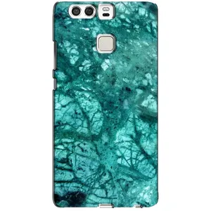 Мраморний чехол на Huawei P9 (VPrint) (Зелений мрамор)