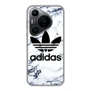 Чохли Адидас для Huawei Pura 70 PRO (AlphaPrint) (Адідас на мраморі)