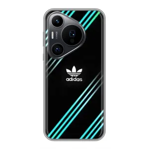 Чохли Адидас для Huawei Pura 70 PRO (AlphaPrint) (Адідас з полосами)