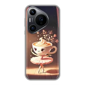 Чехол с мемом Тралалело тралала на Huawei Pura 70 PRO (Балерина капучина)