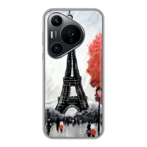 Чехол Эйфелева Башня для Huawei Pura 70 PRO - (AlphaPrint) (Башня в Париже)